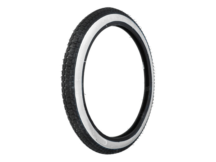 17 inch 2.25x17 Anlas NR-7 tire white wall Puch Maxi / X30 / X50