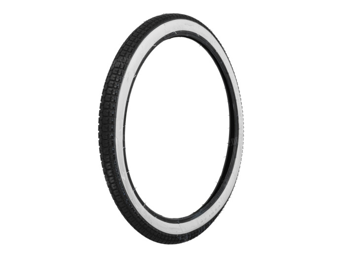 19 inch 2.00x19 Anlas NR-7 tire white wall Puch MS