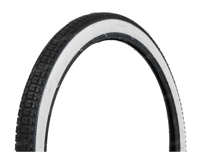 19 inch 2.00x19 Anlas NR-7 tire white wall Puch MS