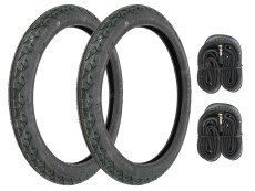 17 inch 2.25x17 Deestone D798 banden semi slick set Puch Maxi S / N / K / X30 / X50