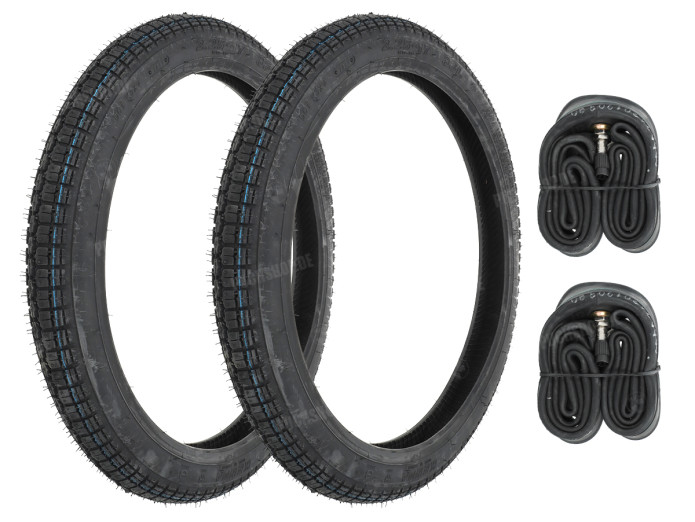 17 inch 2.25x17 Kenda K260 set Puch Maxi / X30 / X50