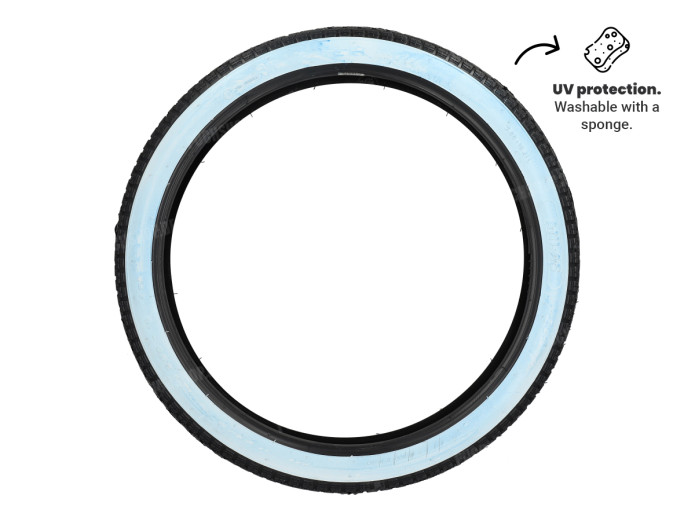 19 inch 2.50x19 Anlas NR-14 tire white wall