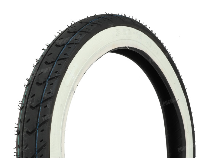 16 inch 2.50x16 Kenda K327 white wall straatprofiel band