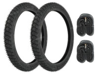 17 inch 2.25x17 Michelin Anakee Street / Airstop banden set Puch Maxi S / N / K / X30 / X50