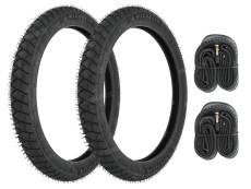 17 inch 2.25x17 Michelin Anakee Street / Airstop banden set Puch Maxi S / N / K / X30 / X50