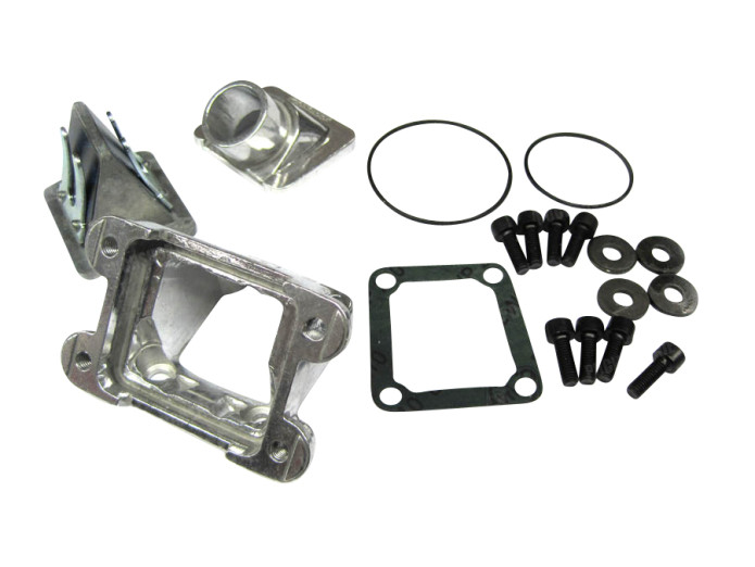 Reed valve manifold Polini 65cc 19mm Big Valve complete