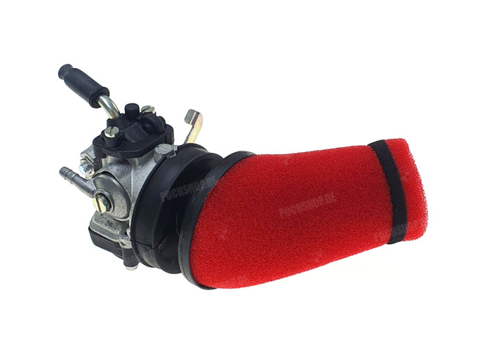 Luchtfilter 60mm schuim TNT schuin rood (Dellorto SHA)