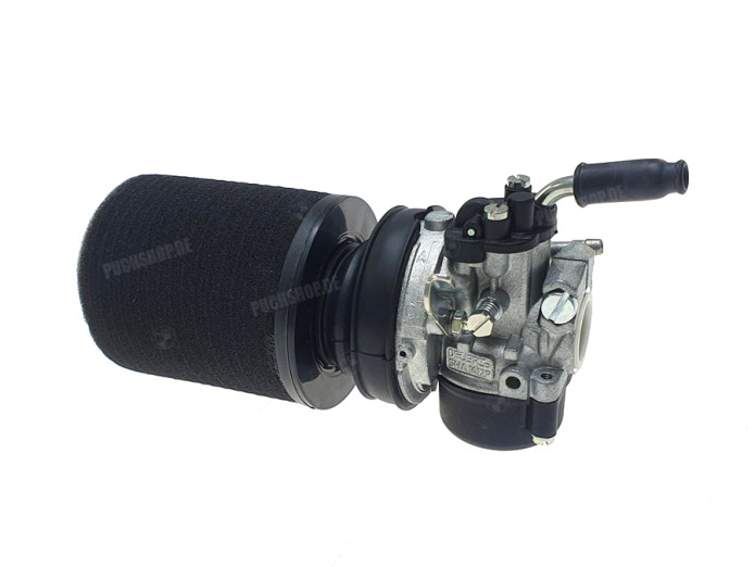 Air filter 60mm foam Racing black (Dellorto SHA)