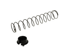 Polini CP carburettor throttle drum spring with spring locking plate