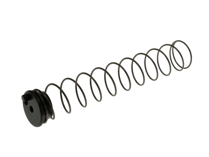 Polini CP carburettor throttle drum spring with spring locking plate