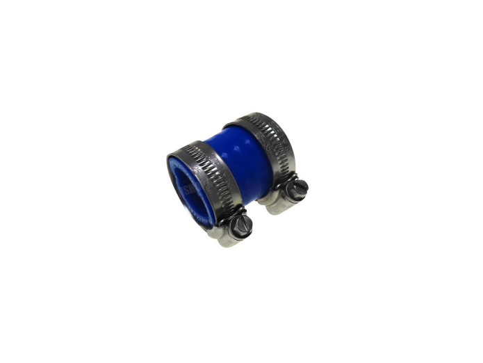 Ansaugschlauch Silikon 25mm PHBG Polini CP Blau + 2x Schelle