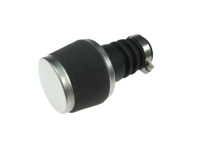 Luchtfilter 20mm Bing 12-15mm schuim zwart