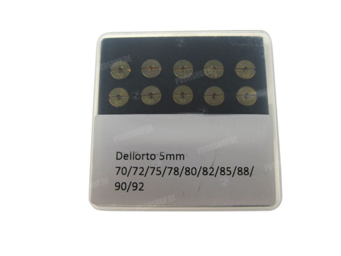 Dellorto 5mm PHBG / SHA Düsensatz Nachbau (70-92)