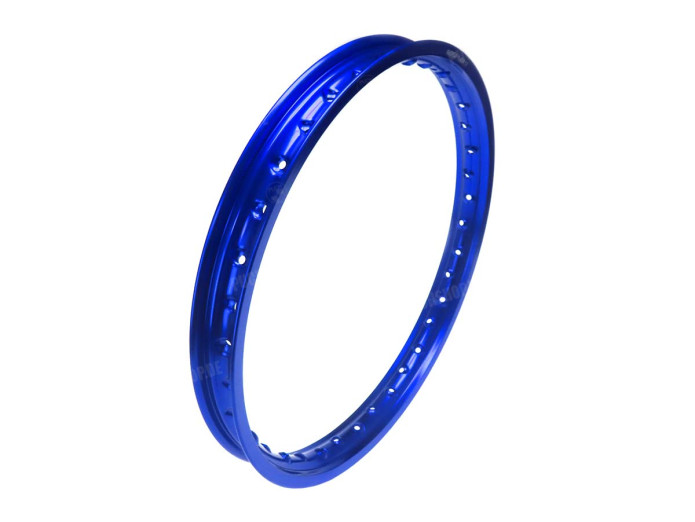 17 inch velg 17x1.40 spaakwiel alu Rigida blauw geanodiseerd