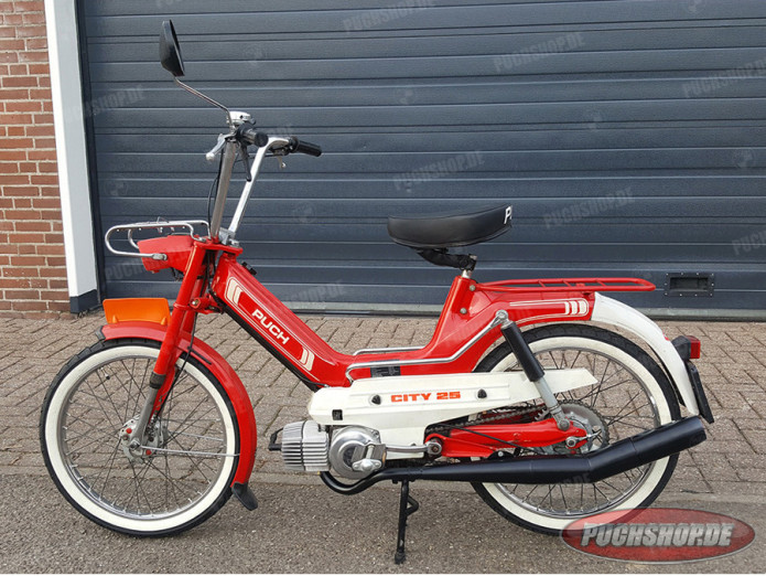 Auspuff Puch Maxi / E50 28mm Homoet Mustang Schwarz