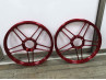 17 inch Grimeca stervelg 17x1.35 Puch Maxi *Exclusive* metallic candy rood (set)