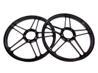 17 inch Grimeca stervelg 17x1.35 Puch Maxi glans zwart (set)