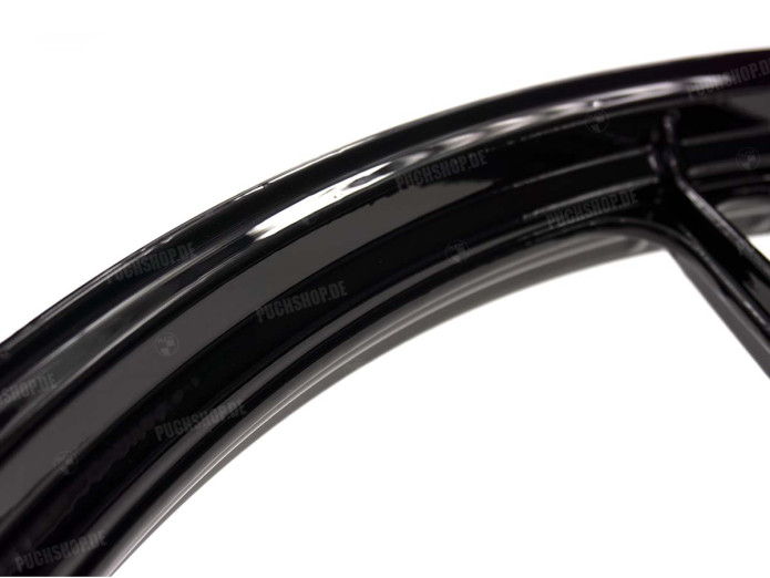 17 Zoll Grimeca Gussrad 17x1.35 Puch Maxi Glans Schwarz Satz