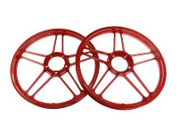 17 inch Grimeca stervelg 17x1.35 Puch Maxi rood (set)