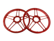 17 inch Grimeca stervelg 17x1.35 Puch Maxi rood (set)