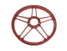 17 inch Grimeca stervelg 17x1.35 Puch Maxi rood (set)