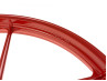 17 inch Grimeca stervelg 17x1.35 Puch Maxi rood (set)