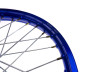 17 inch spaakwiel 17x1.40 aluminium Rigida set blauw Puch Maxi S / N