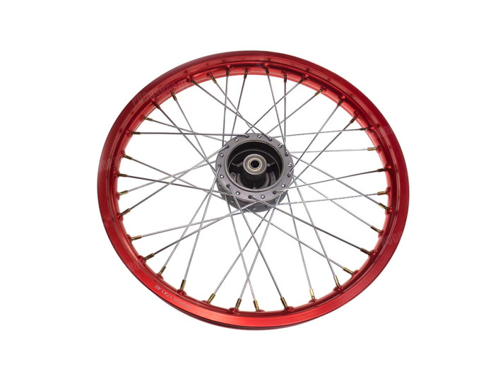 17 inch spoke wheel 17x1.40 alu Rigida set red Puch Maxi S N