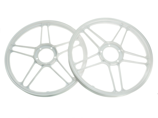 17 inch Grimeca stervelg 17x1.35 Puch Maxi parelmoer wit (set)