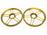 17 inch Grimeca stervelg 17x1.35 Puch Maxi *Exclusive* candy goud (set)