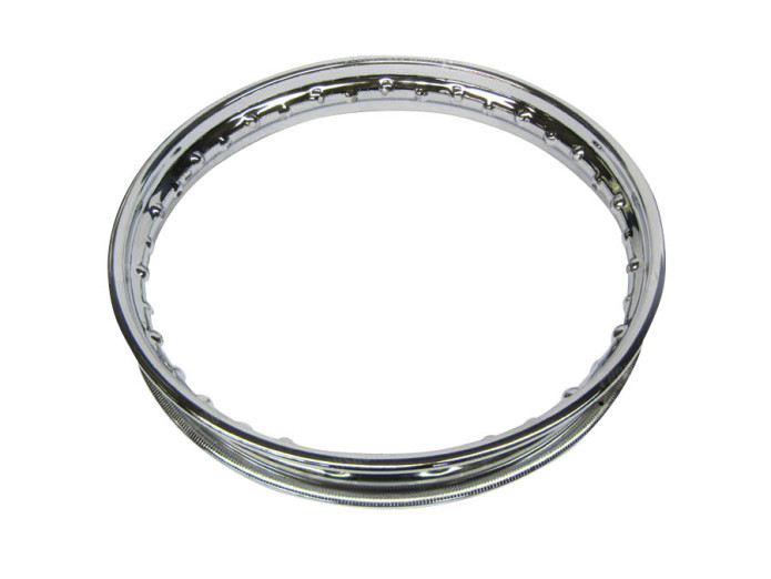 rim 14x1.50 spoke wheel chrome Puch Magnum front Italcerchio