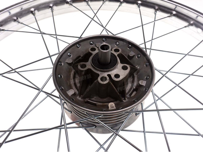 19 inch spoke wheel Puch MV VS MS rear wheel chrome Aquality