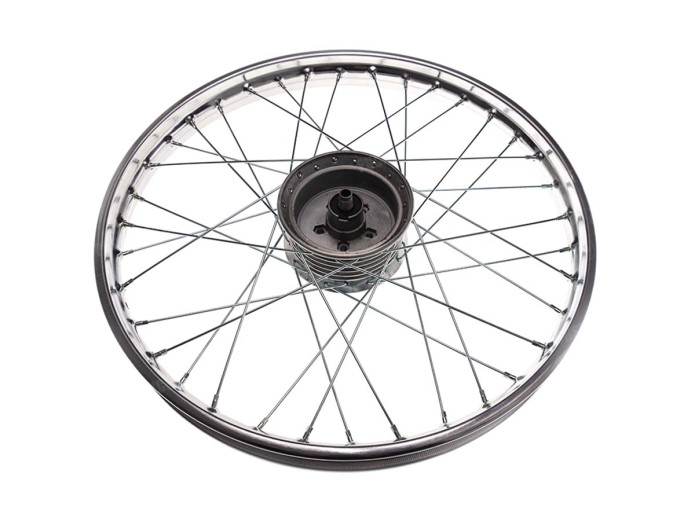19 inch spoke wheel Puch MV VS MS front chrome A-quality