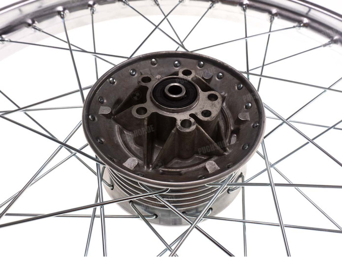 19 inch spoke wheel Puch MV VS MS front chrome A-quality