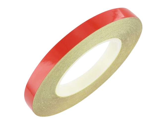 Velglint sticker 5mm rood 6 meter