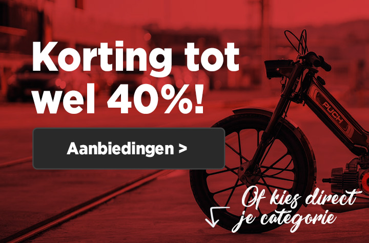 Tot wel 40% korting op Puch onderdelen