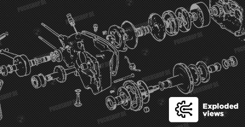 Exploded view | Puch Maxi N / S automaat / 2-speed