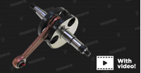 Explanation old VS new model E50 engine (crankshaft)