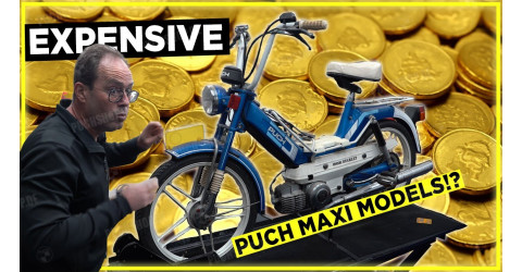 One of the most expensive Puch mopeds in new condition - Puch Maxi Starlet