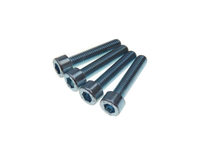 Klemmbrücke Lenkerklemme Puch Maxi mit EBR Schraubensatz M6 (4-Teilig)