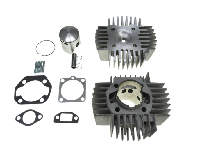 Cylinder 70cc OM PSR 6-port head de Klein tune Puch Maxi X30