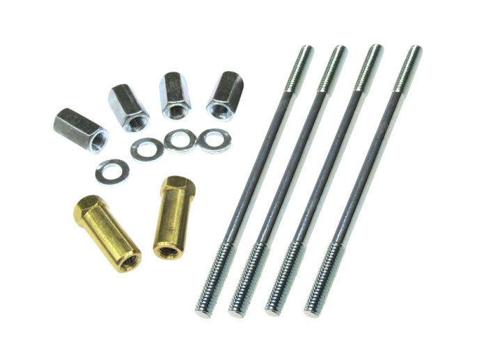 Stehbolzen Zylinder M6x106mm Befestigungsatz Auspuffmuttern