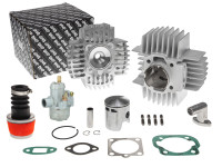 Cilinder 70cc NM DMP aluminium 6-poorts set + Bing 15mm Puch Maxi, X30 en andere modellen