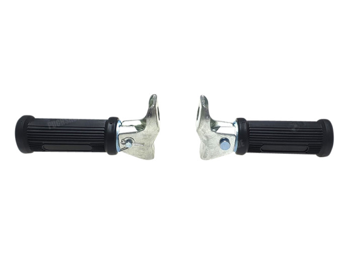 Footrest kit passenger foldable round model