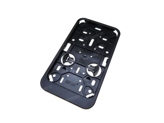 Licence plate holder Holland small black plastic