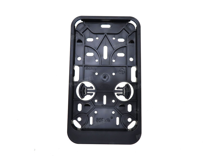 Licence plate holder Holland small black plastic