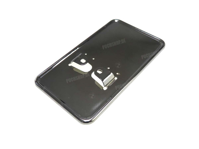 Licence plate holder Holland small chrome steel (10x17.5cm)