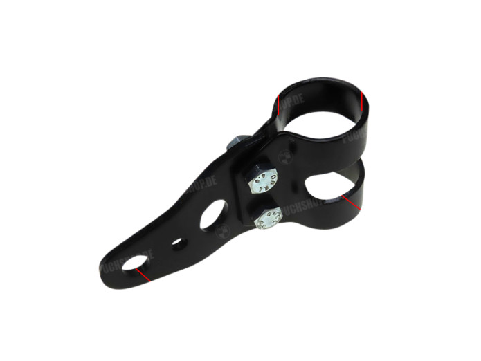 Headlight bracket 28mm set universal black