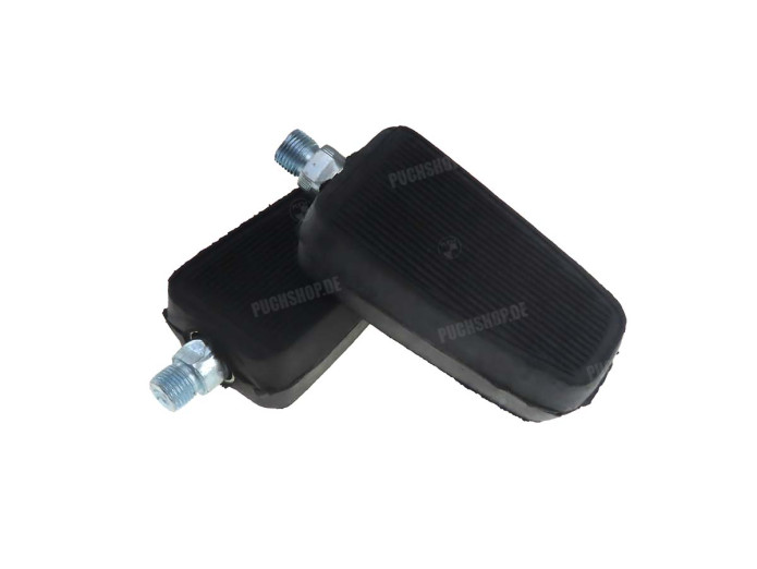 Pedalen Union 261 Modell Block Gummi Schwarz Nachbau 