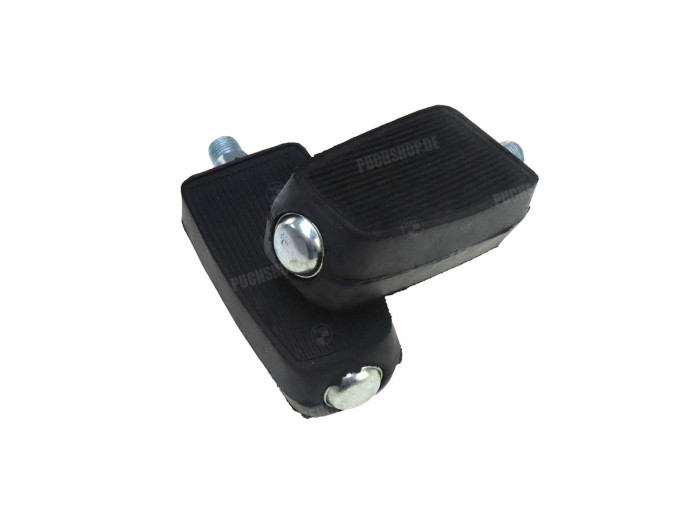 Pedalen Union 261 Modell Block Gummi Schwarz Nachbau 
